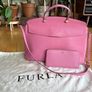 BAG + WALLET  SET | FURLA Tote L Ulivo & FURLA (Make an offer final sale!)